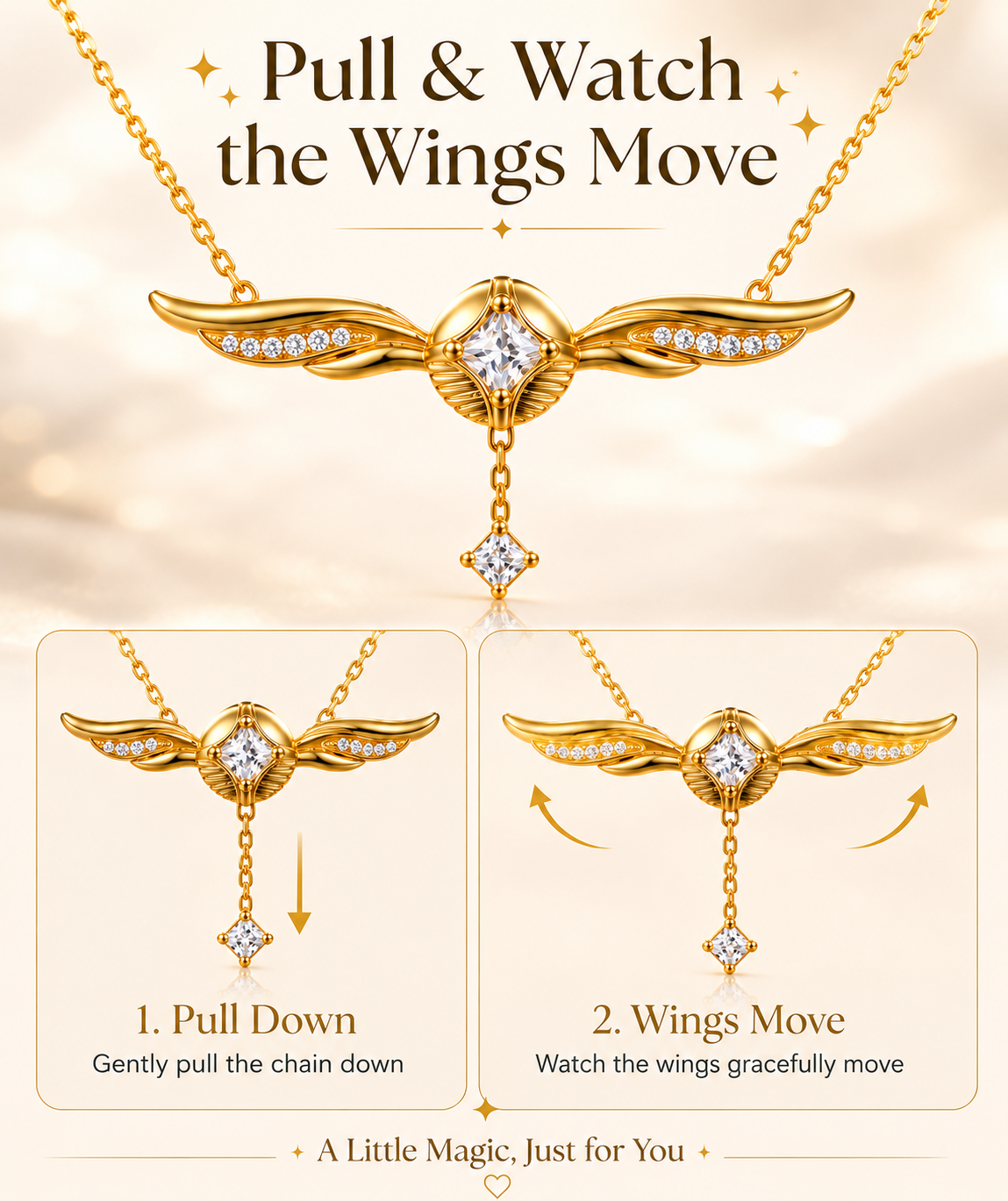 Angel Wing Necklace - Harry Porter