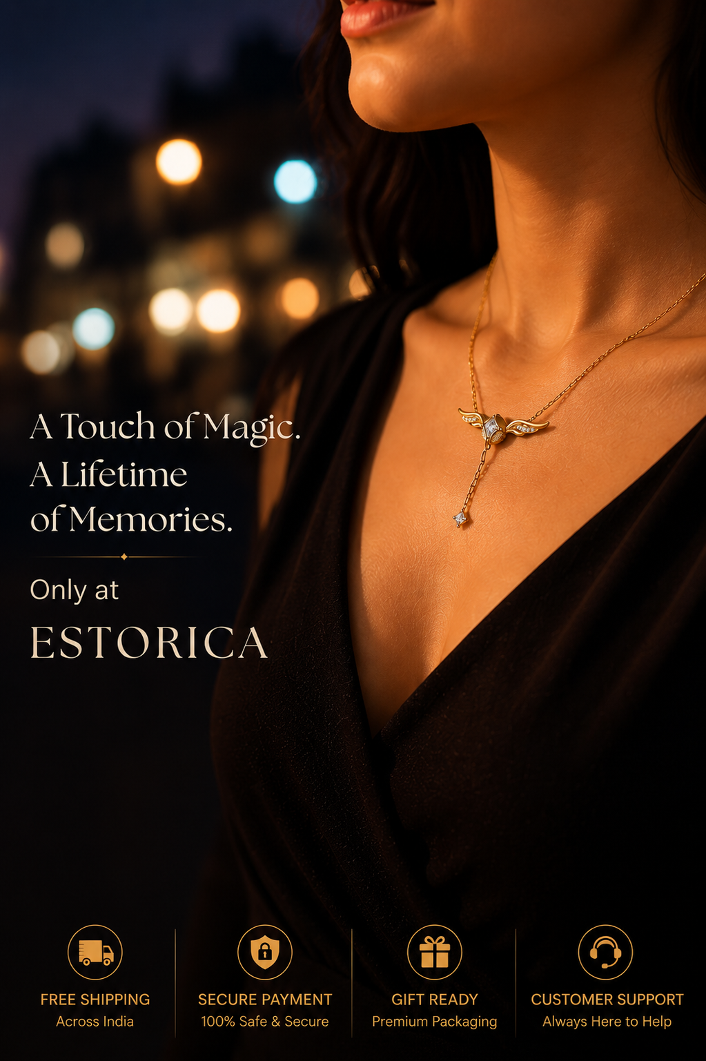 Angel Wing Necklace - Harry Porter