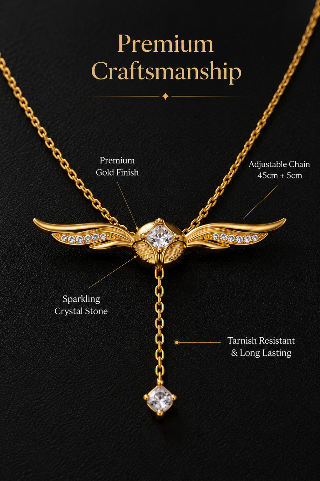 Angel Wing Necklace - Harry Porter