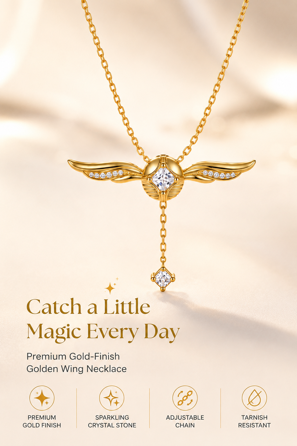 Angel Wing Necklace - Harry Porter