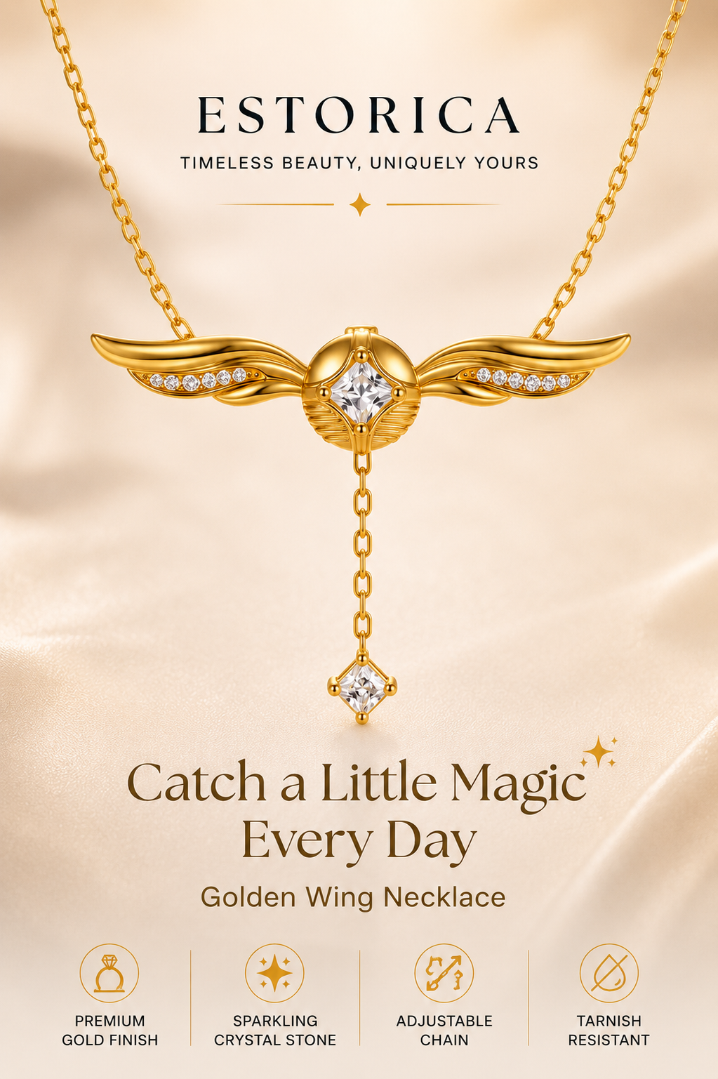 Angel Wing Necklace - Harry Porter