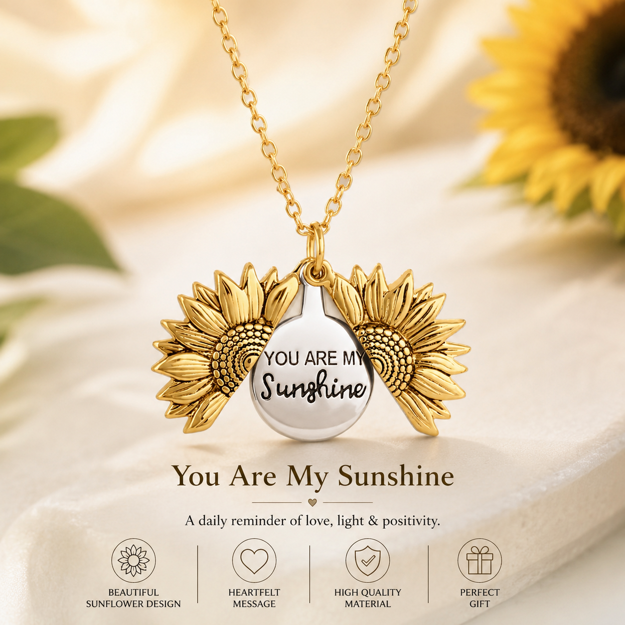You Are My Sunshine Necklace