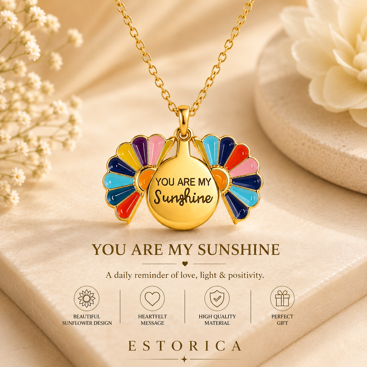 You Are My Sunshine Necklace