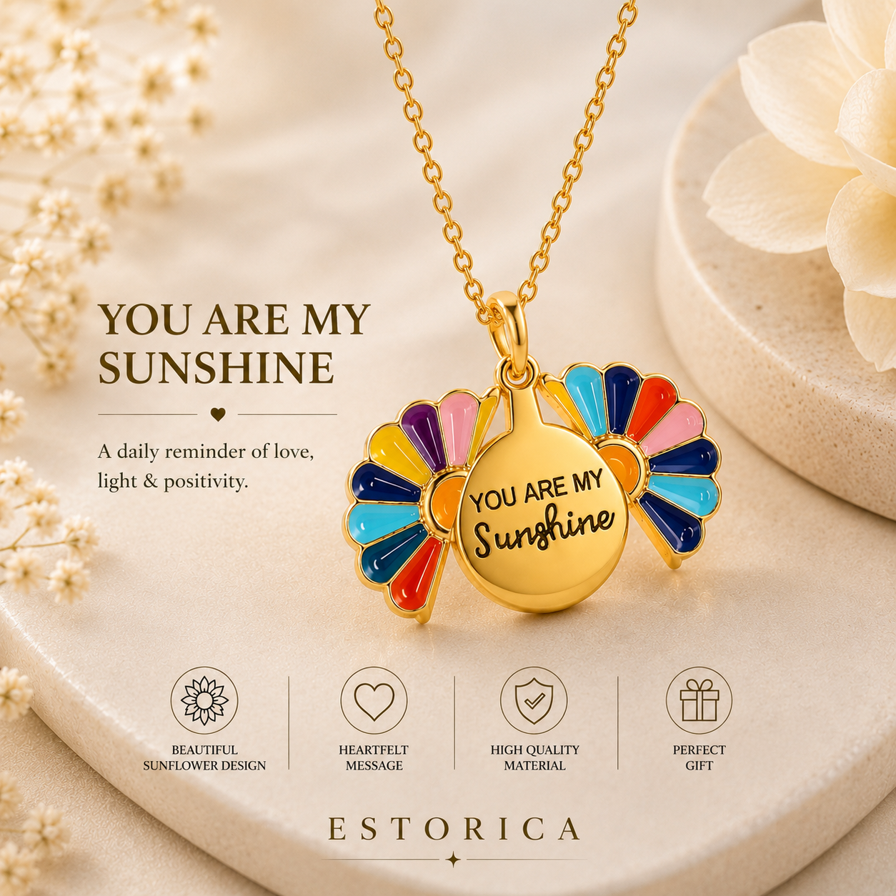 You Are My Sunshine Necklace